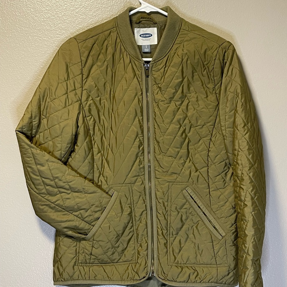 Army Green Quilted Jacket